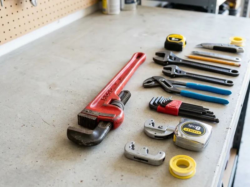 Professional plumbers in Lewistown, OH equipped with top-tier tools for residential and commercial plumbing services.